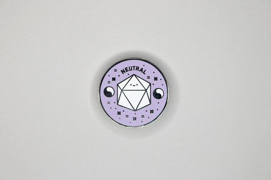True Neutral Hard Enamel Pin