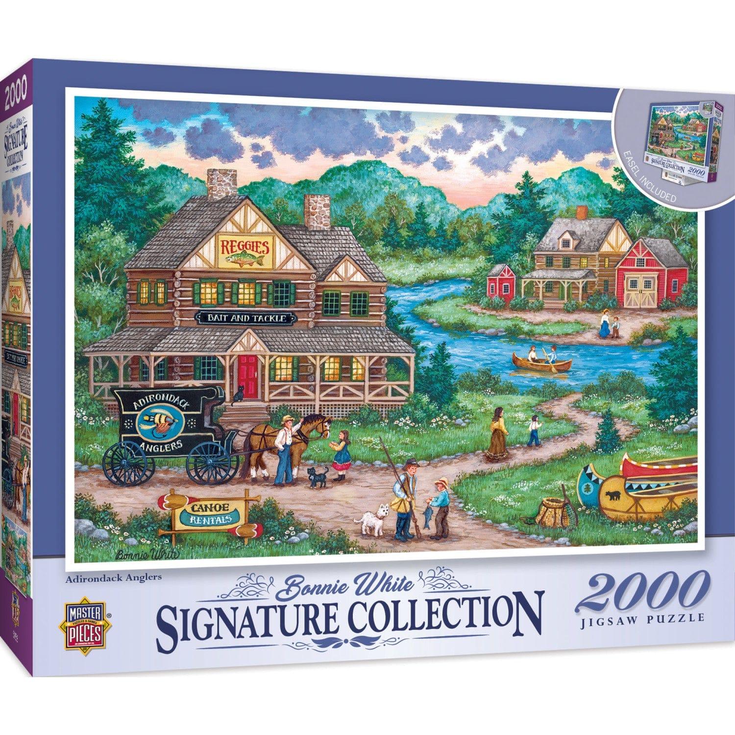 Signature Collection - Adirondack Anglers 2000 Piece Jigsaw Puzzle - Out of Play