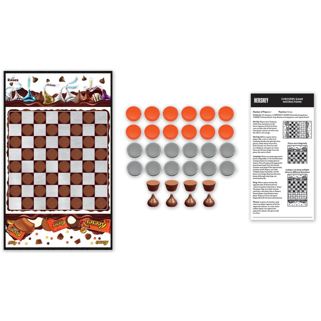 Hershey's Kisses vs Reese's Checkers Board Game - Out of Play