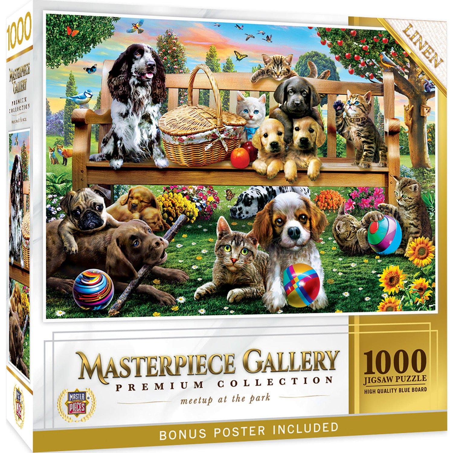 Masterpiece Gallery - Meetup at the Park 1000 Piece Jigsaw Puzzle - Out of Play