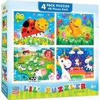 Lil Puzzler 48 Piece Jigsaw Puzzles 4-Pack - Out of Play