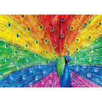 Brilliance - Peacock Delight 500 Piece Jigsaw Puzzle - Out of Play
