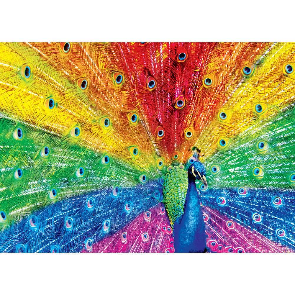 Brilliance - Peacock Delight 500 Piece Jigsaw Puzzle - Out of Play