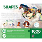 Shapes - Horsing Around 1000 Piece Shaped Jigsaw Puzzle - Out of Play