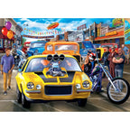 Cruisin' Route 66 - Main Street Muscle 1000 Piece Jigsaw Puzzle - Out of Play