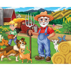 Old MacDonald's Farm 100 Piece Jigsaw Puzzles 4-Pack - Out of Play