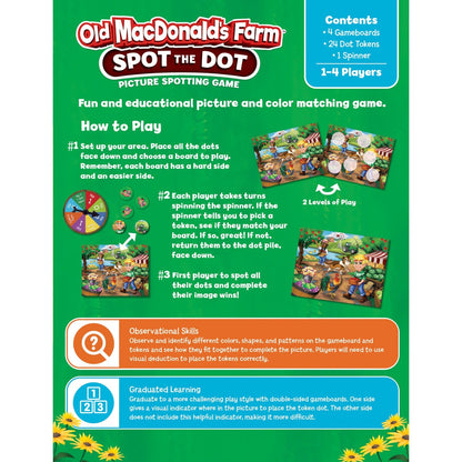 Old MacDonald's Farm Spot the Dot Game - Out of Play