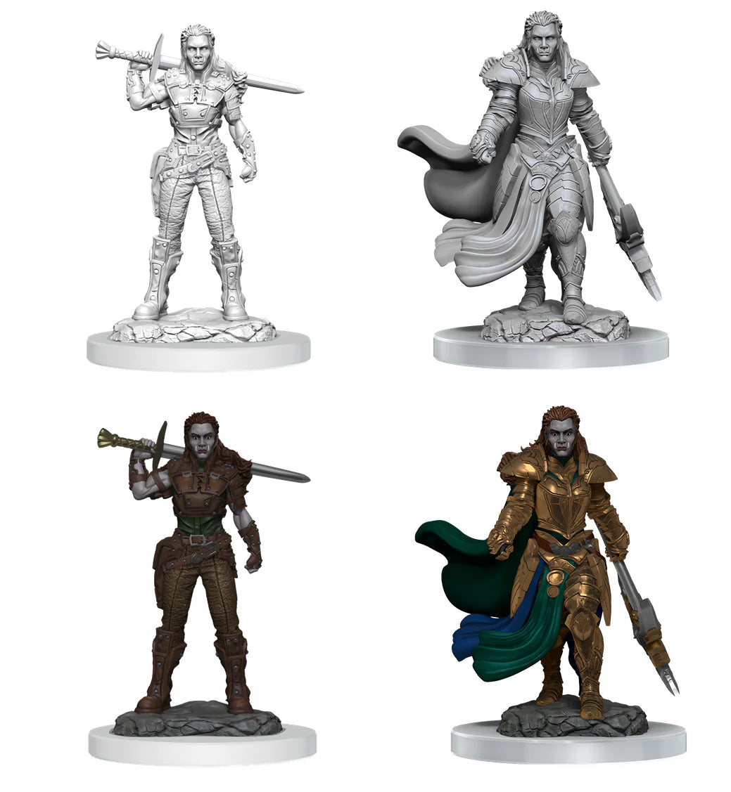 D&D Nolzur's Marvelous Miniatures: Orc Fighter Female - Out of Play