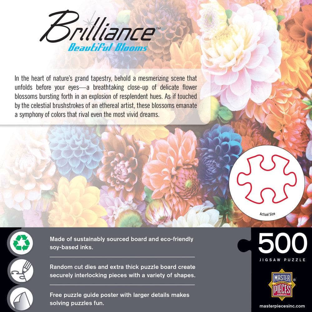 Brilliance - Beautiful Blooms 500 Piece Jigsaw Puzzle MasterPieces Puzzle Company INC
