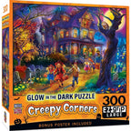 Glow in the Dark - Creepy Corners 300 Piece EZ Grip Jigsaw Puzzle - Out of Play