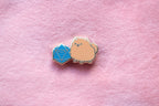 Pomeranian D20 Dice Buddy Enamel Pin