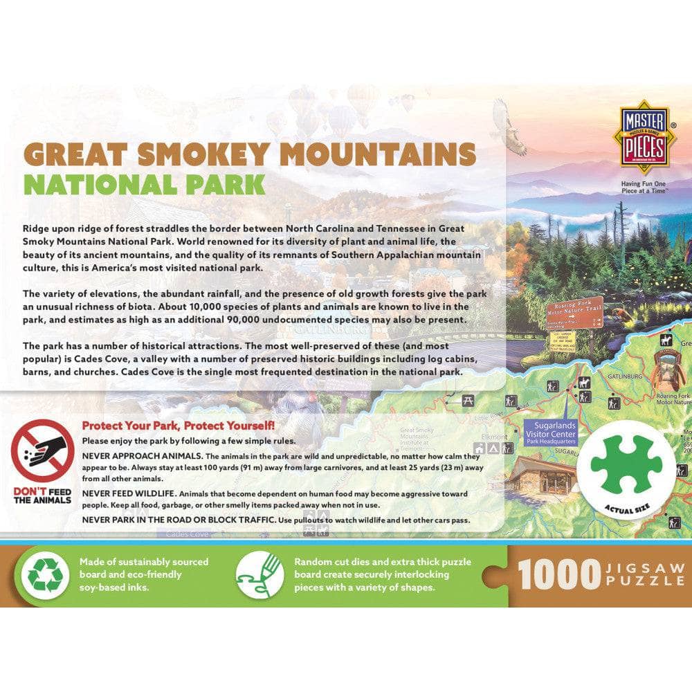 Great Smoky Mountains National Park 1000 Piece Jigsaw Puzzle MasterPieces Puzzle Company INC