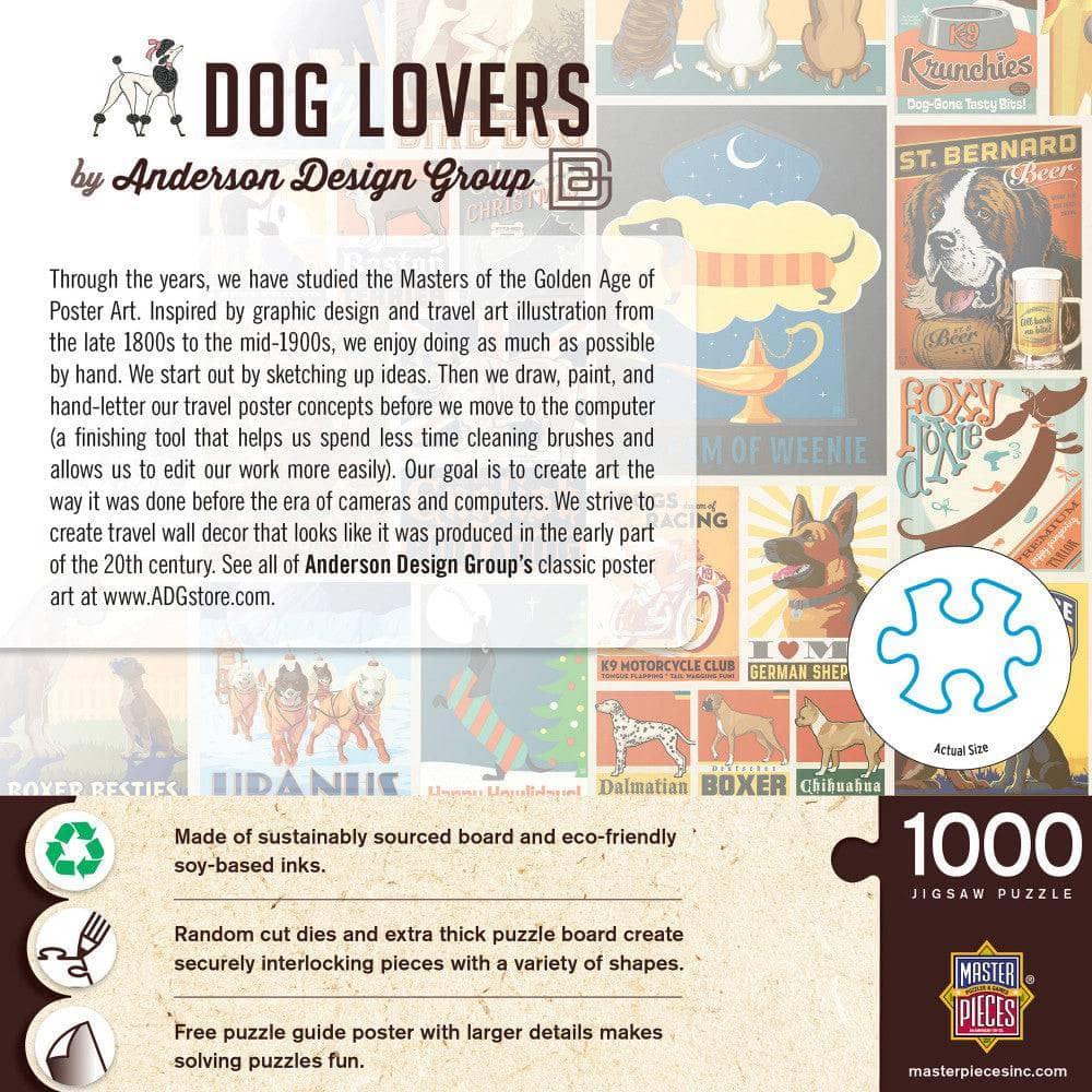 Vintage Posters - Dog Lovers 1000 Piece Jigsaw Puzzle - Out of Play