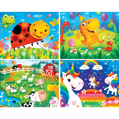 Lil Puzzler 48 Piece Jigsaw Puzzles 4-Pack - Out of Play