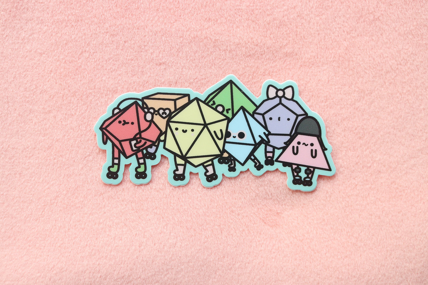Rolling Dice Buddies Sticker