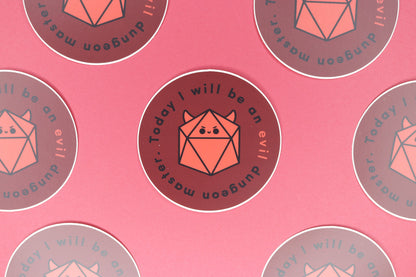 Good and Evil DM Sticker
