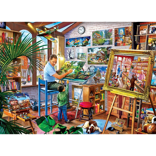 Masterpiece Gallery - Gallery on the Square 1000 Piece Jigsaw Puzzle - Out of Play