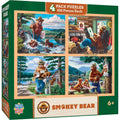 Smokey Bear 100 Piece Jigsaw Puzzles 4-Pack - Out of Play