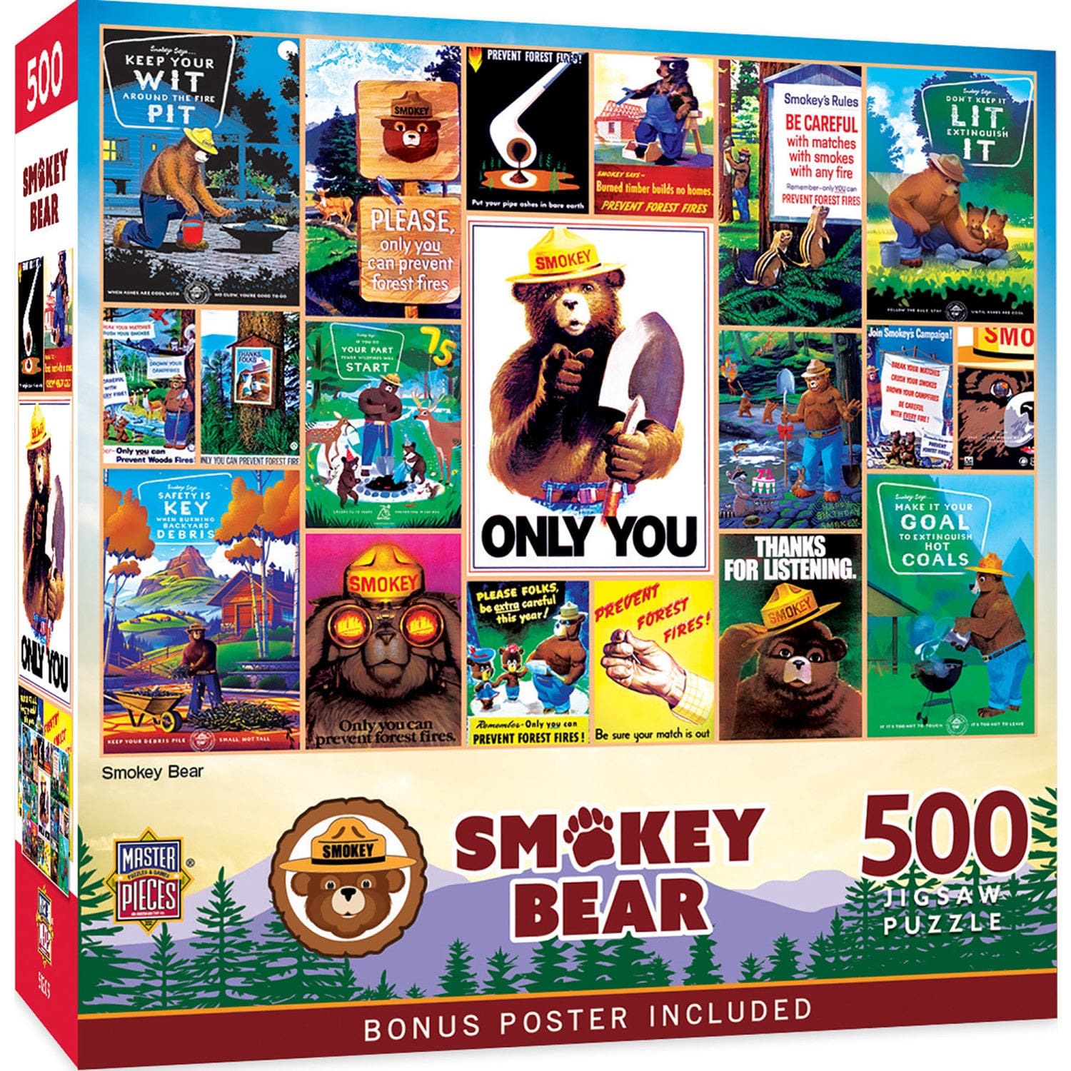 Smokey Bear National Parks 500 Piece Jigsaw Puzzle MasterPieces Puzzle Company INC
