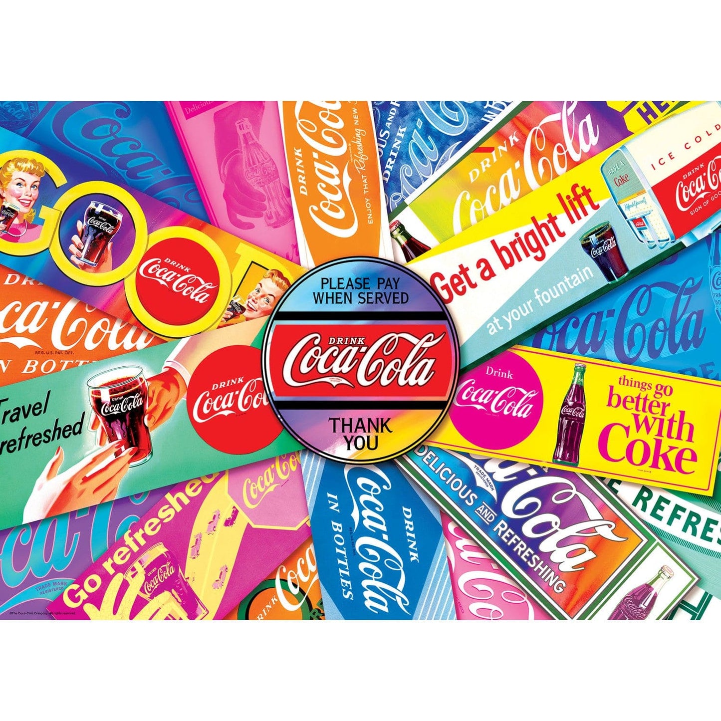 Coca-Cola - Signs of the Times 1000 Piece Jigsaw Puzzle - Out of Play