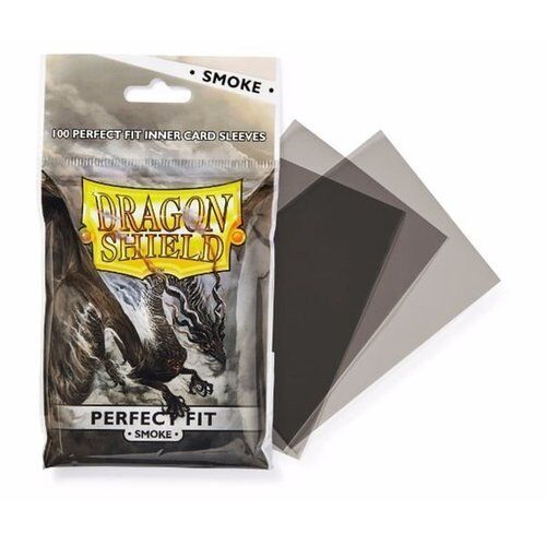 Dragon Shield: Standard Size 100ct Inner Sleeves - Perfect Fit (Smoke 'Fuligo') PunkOuter Games