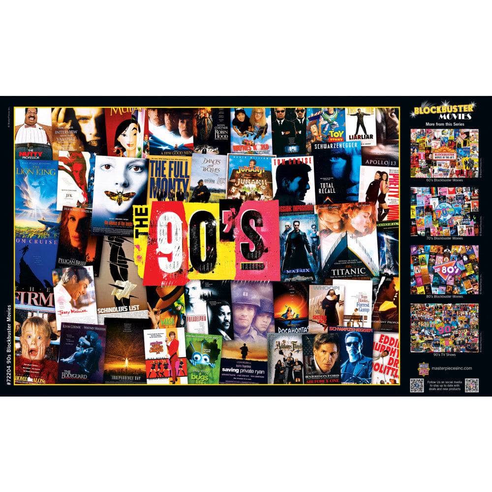 90's Blockbusters 1000 Piece Jigsaw Puzzle - Out of Play