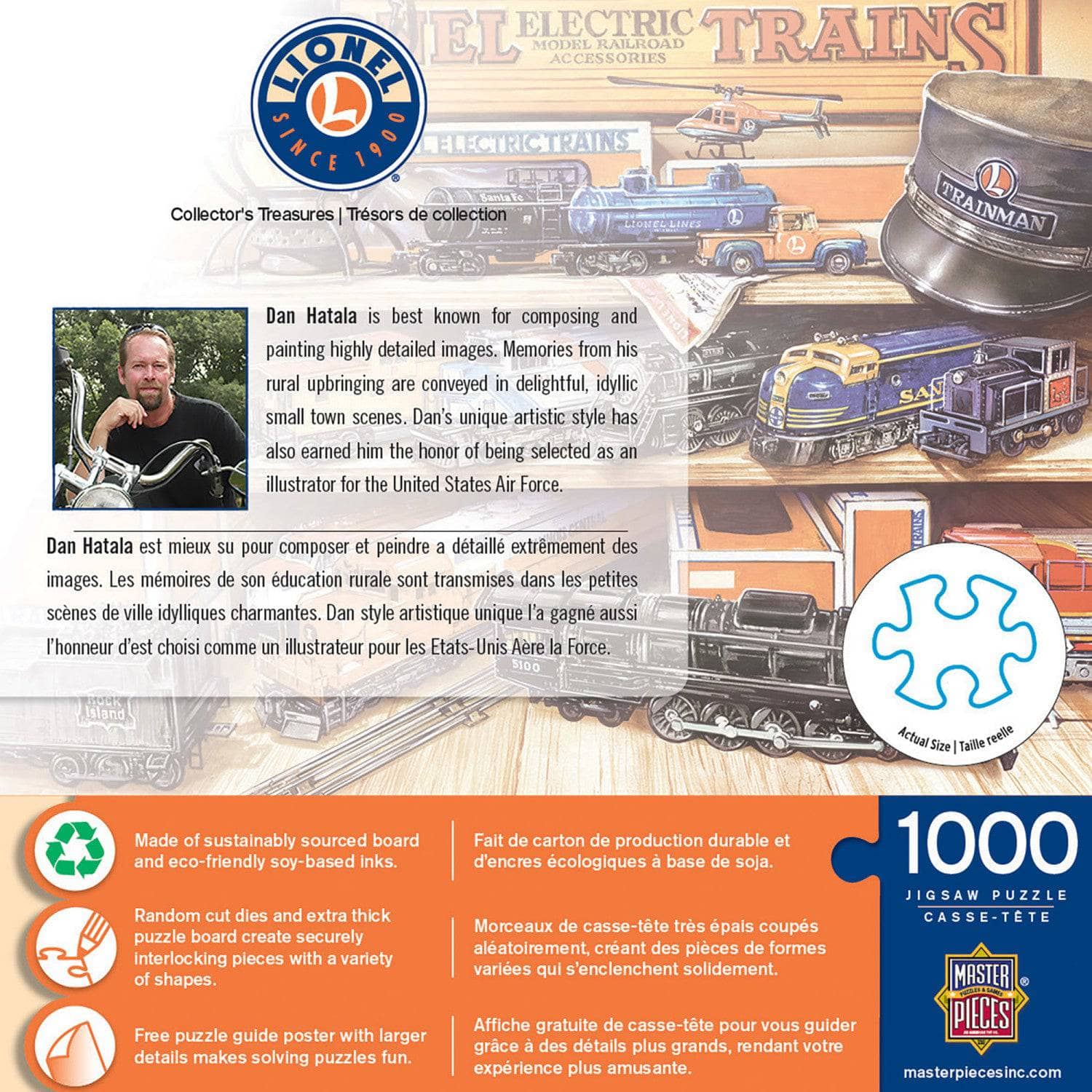Lionel Trains - Collector's Treasures 1000 Piece Jigsaw Puzzle MasterPieces Puzzle Company INC