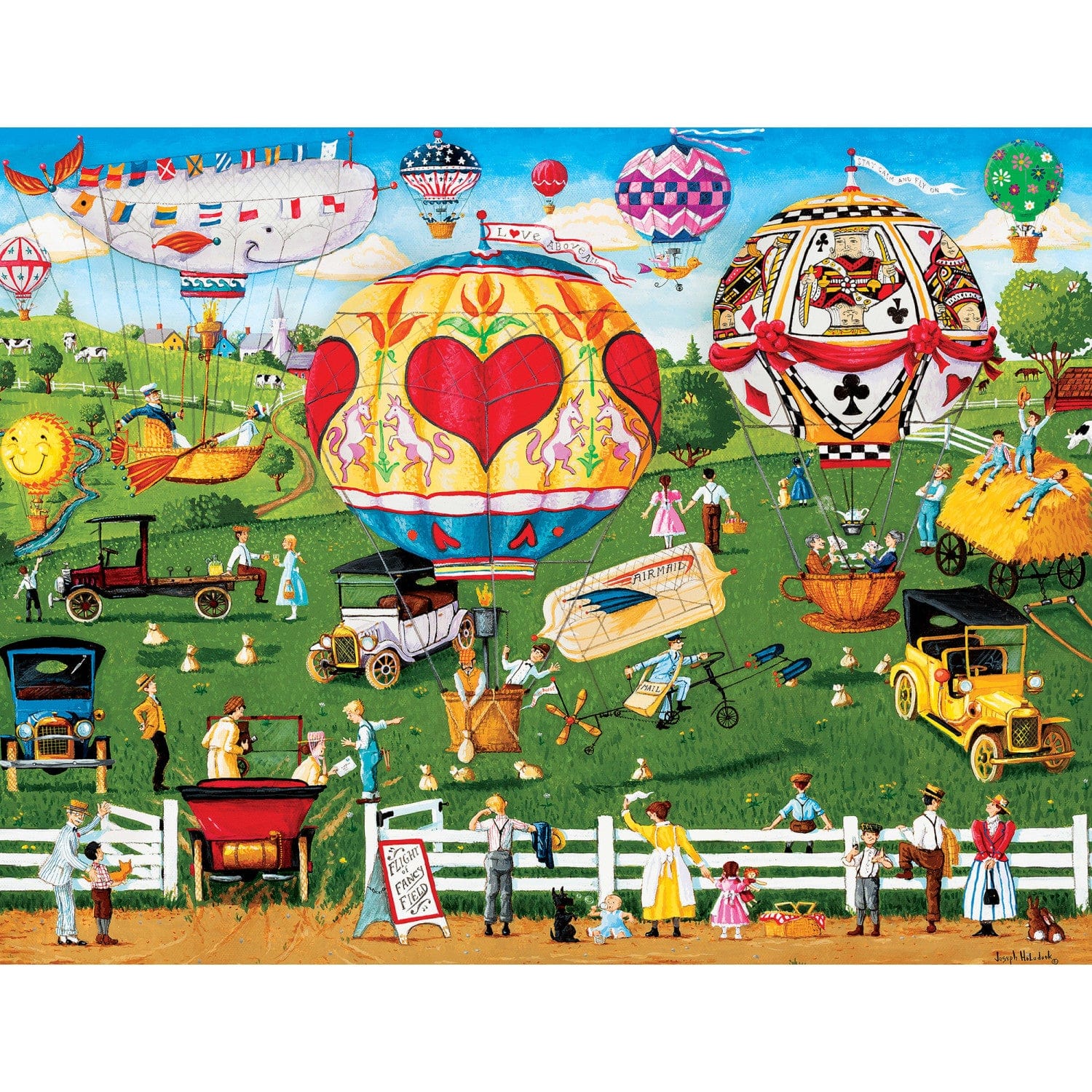 Folk Art Jigsaw Puzzle Collection - 12 Pack - Out of Play