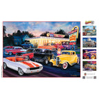 Cruisin' Route 66 - Dogs & Burgers 1000 Piece Jigsaw Puzzle - Out of Play