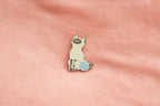 Siamese D20 Dice Buddy Enamel Pin - Out of Play