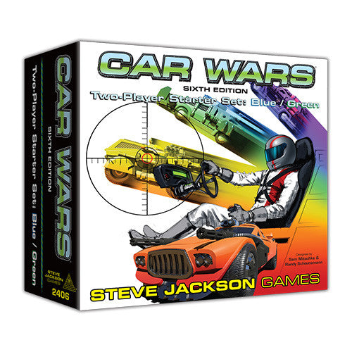 Car Wars - Two Player Starter Set: Blue / Green - Board Game PunkOuter Games