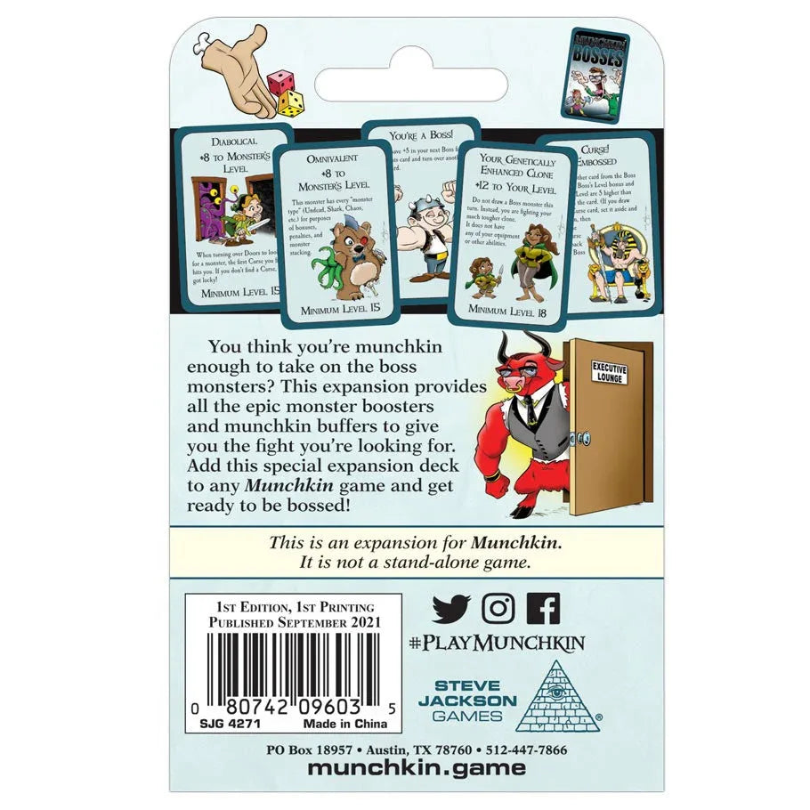 Munchkin: Bosses - Out of Play