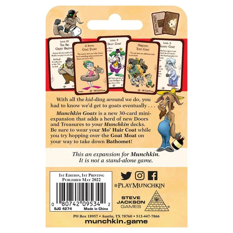 Munchkin: Goats - Out of Play