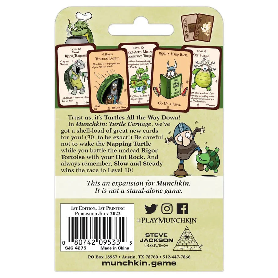 Munchkin: Turtle Carnage - Out of Play