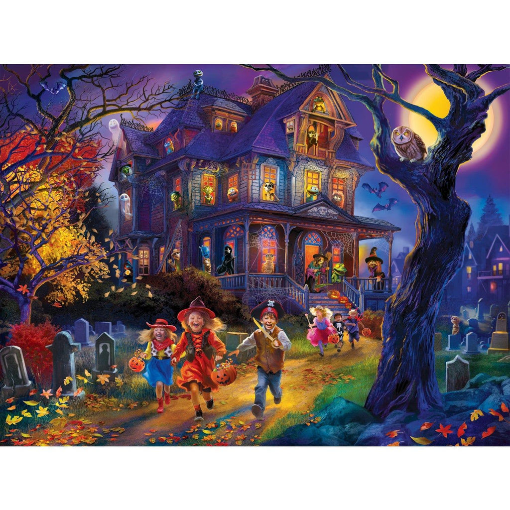 Glow in the Dark - Creepy Corners 300 Piece EZ Grip Jigsaw Puzzle - Out of Play