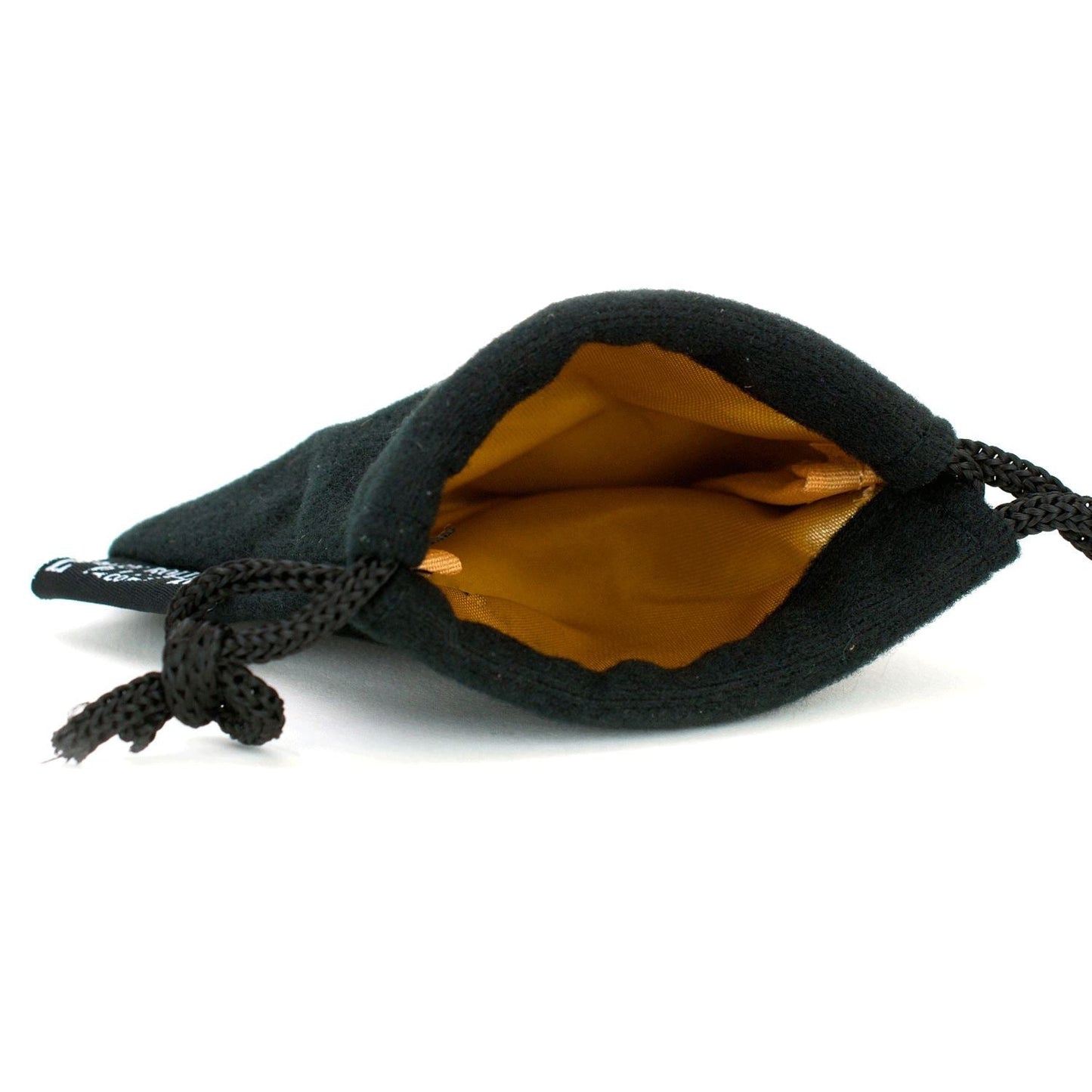 Small Dice Bag 3.75x4 - Black Velvet Exterior, Satin Non-Rip Liner - Multiple Colors Available Easy Roller Dice Company