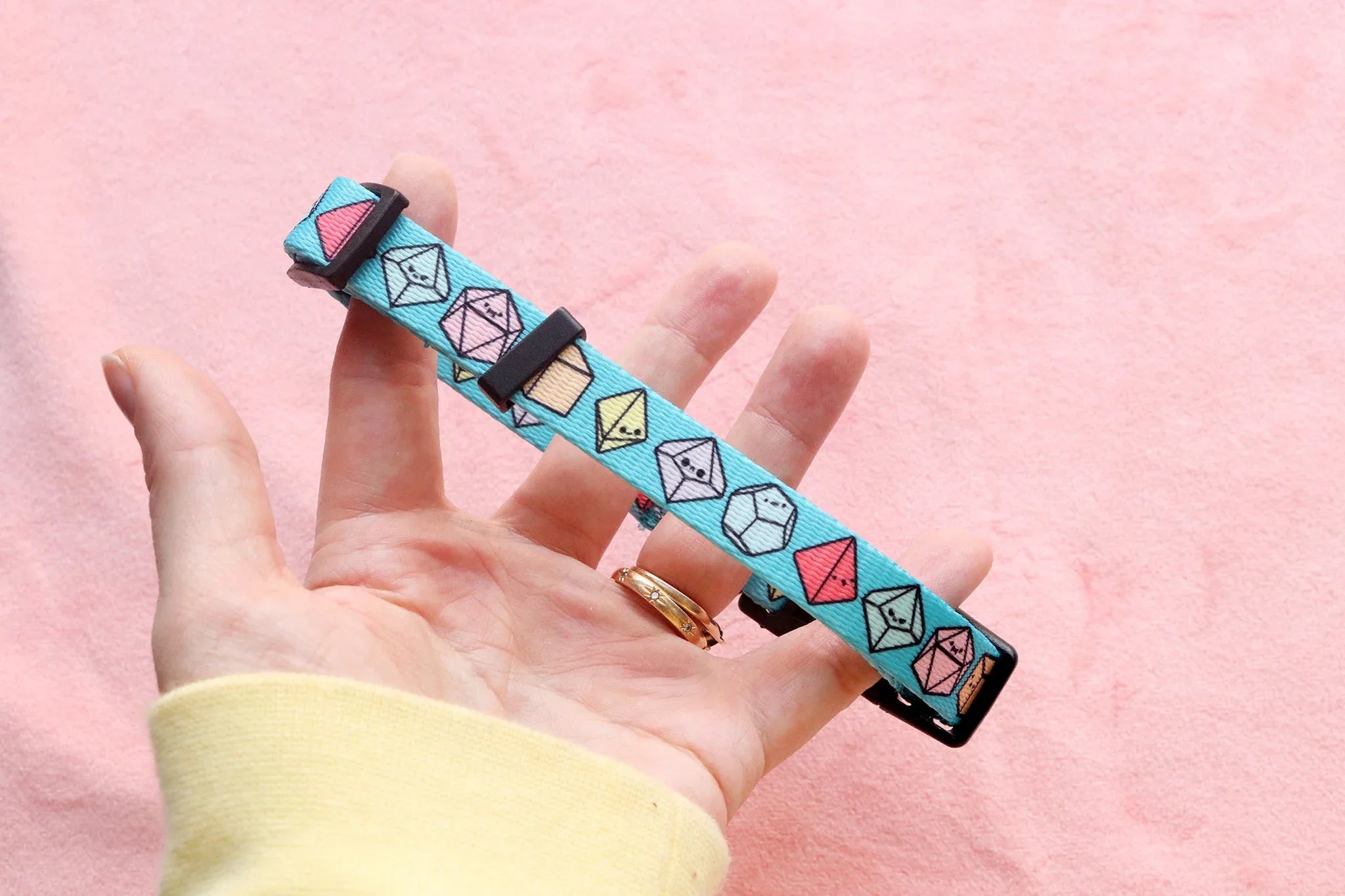 Tiny Dice Dog Collar - Out of Play