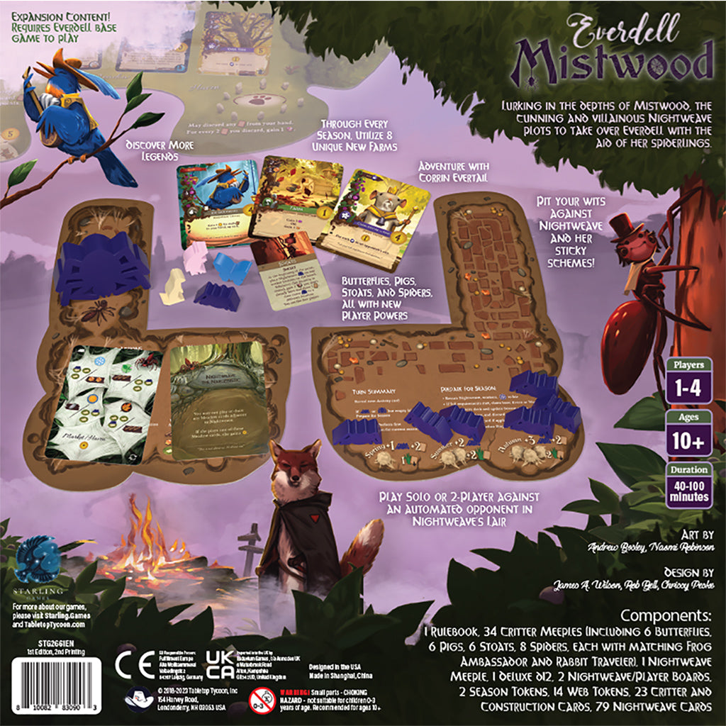 Everdell: Mistwood - Board Game - Out of Play