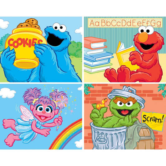 Sesame Street 24 Piece Jigsaw Puzzles 4-Pack MasterPieces Puzzle Company INC
