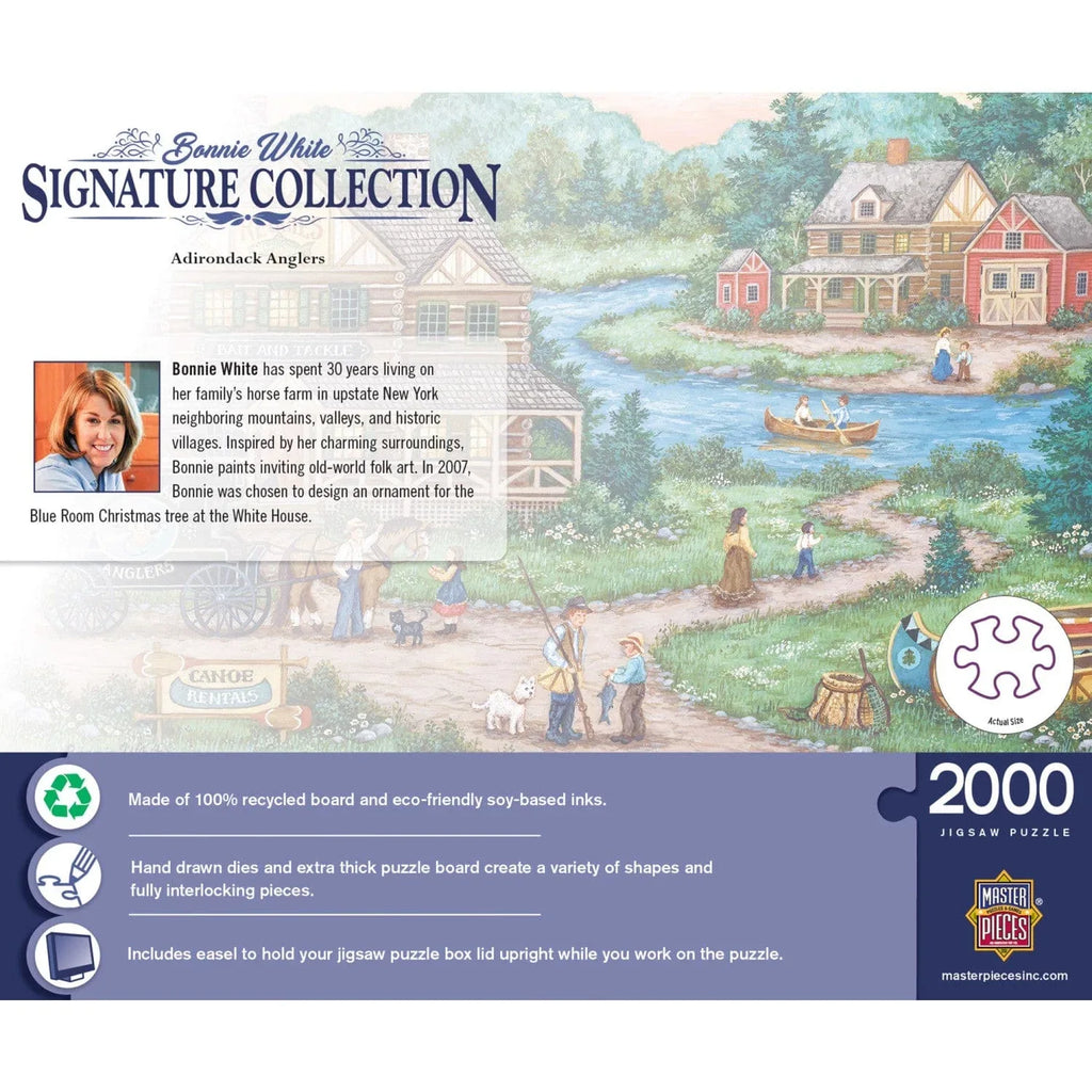 Signature Collection - Adirondack Anglers 2000 Piece Jigsaw Puzzle - Out of Play