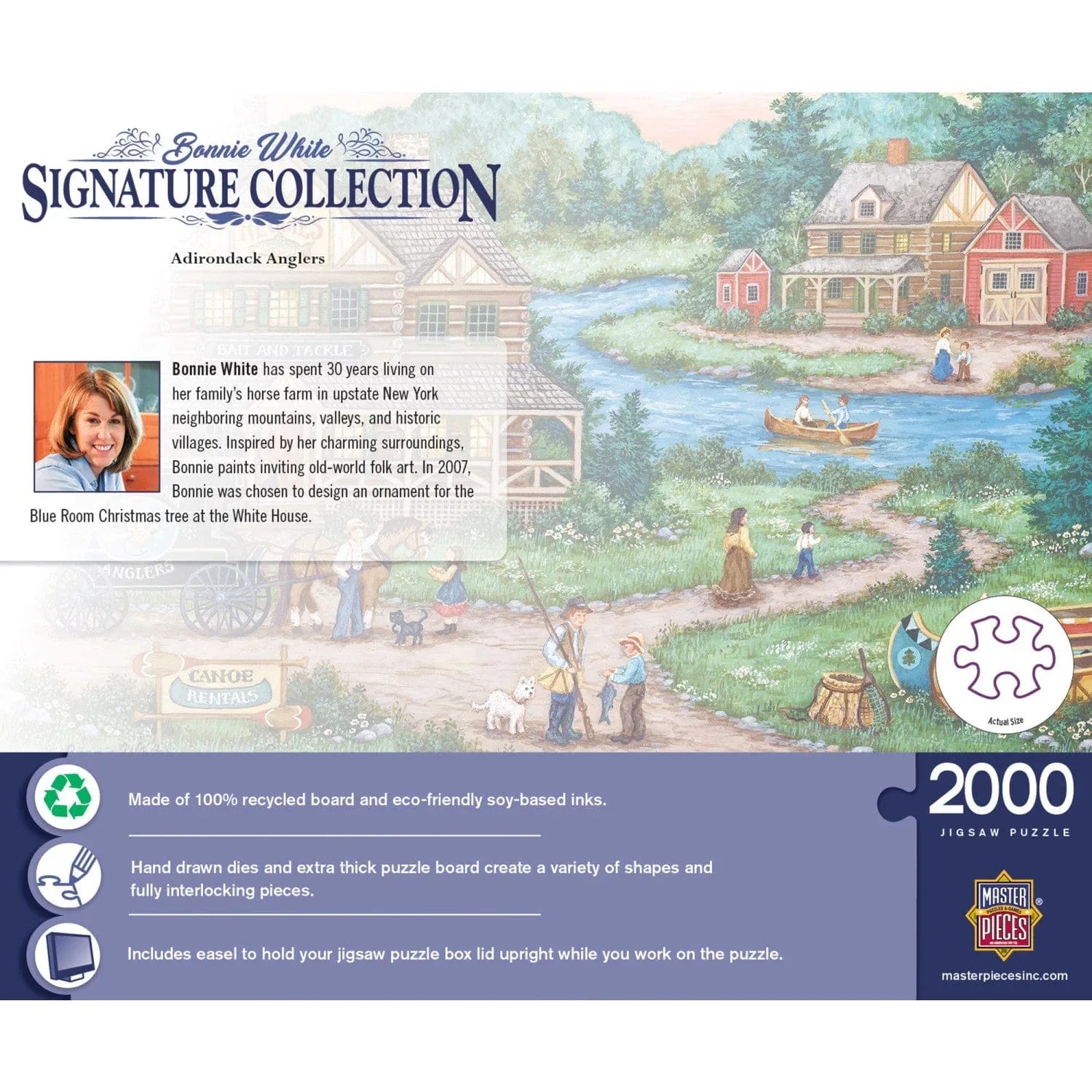 Signature Collection - Adirondack Anglers 2000 Piece Jigsaw Puzzle - Out of Play