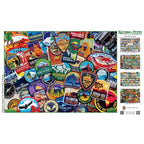 Patches of the National Parks 1000 Piece Jigsaw Puzzle - Out of Play