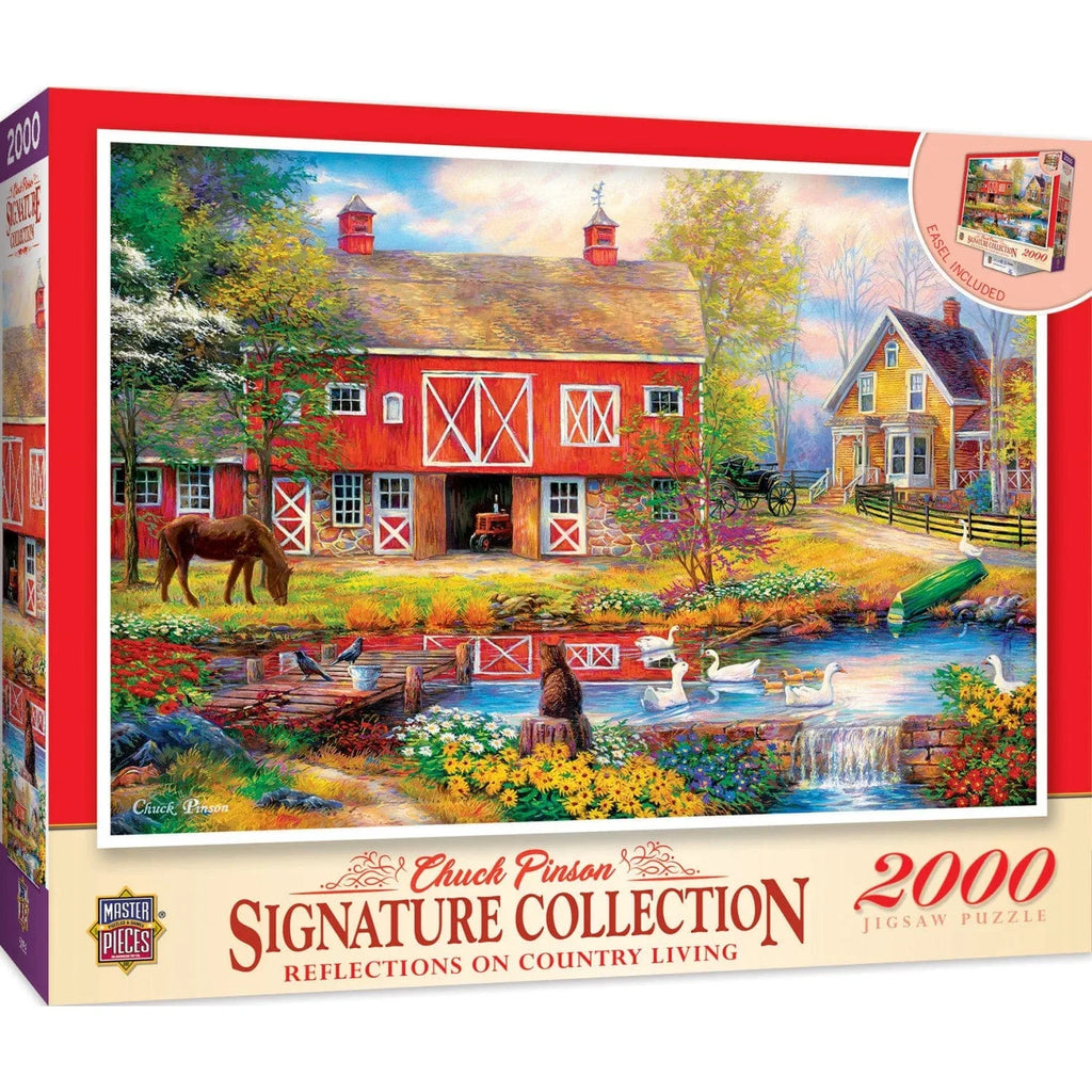 Signature Collection - Reflections on Country Living 2000 Piece Jigsaw Puzzle - Out of Play