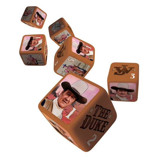 John Wayne 6 Piece D6 Gaming Dice Set MasterPieces Puzzle Company INC