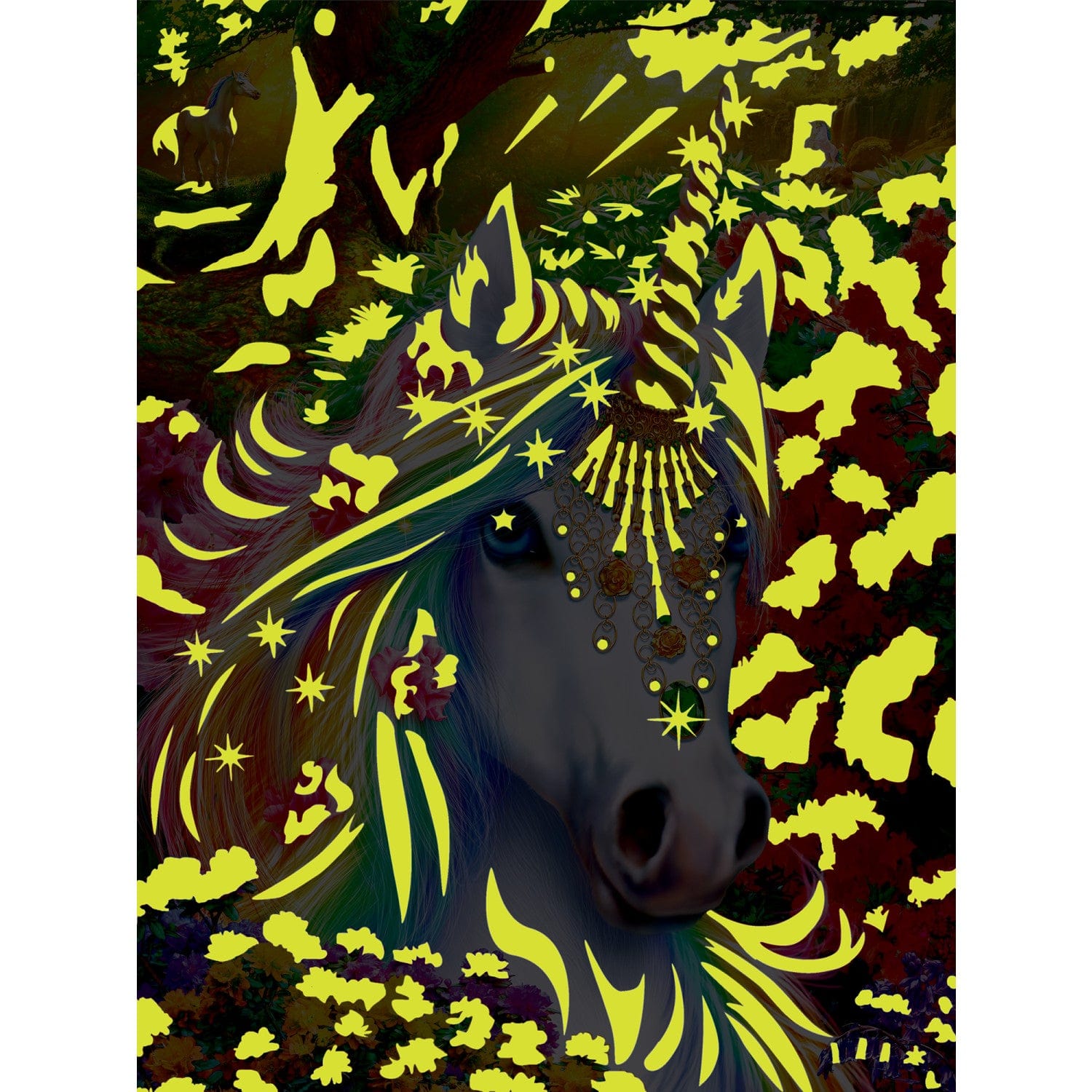Glow in the Dark - Her Majesty's Jewels 300 Piece EZ Grip Jigsaw Puzzle - Out of Play