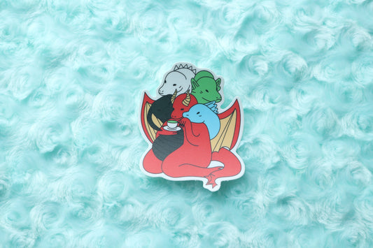 Tiamat Tea Party Sticker