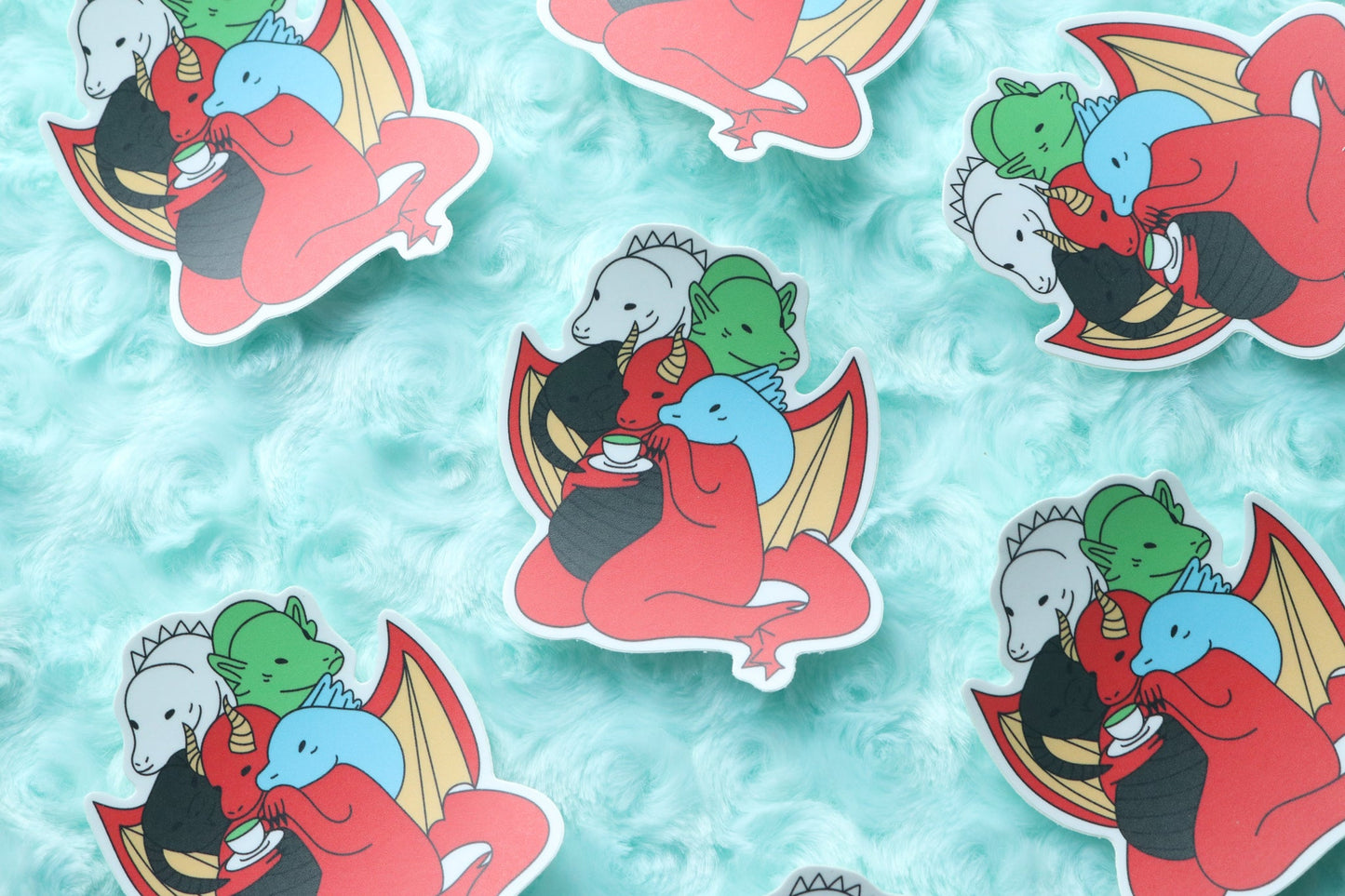 Tiamat Tea Party Sticker