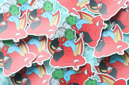 Tiamat Tea Party Sticker