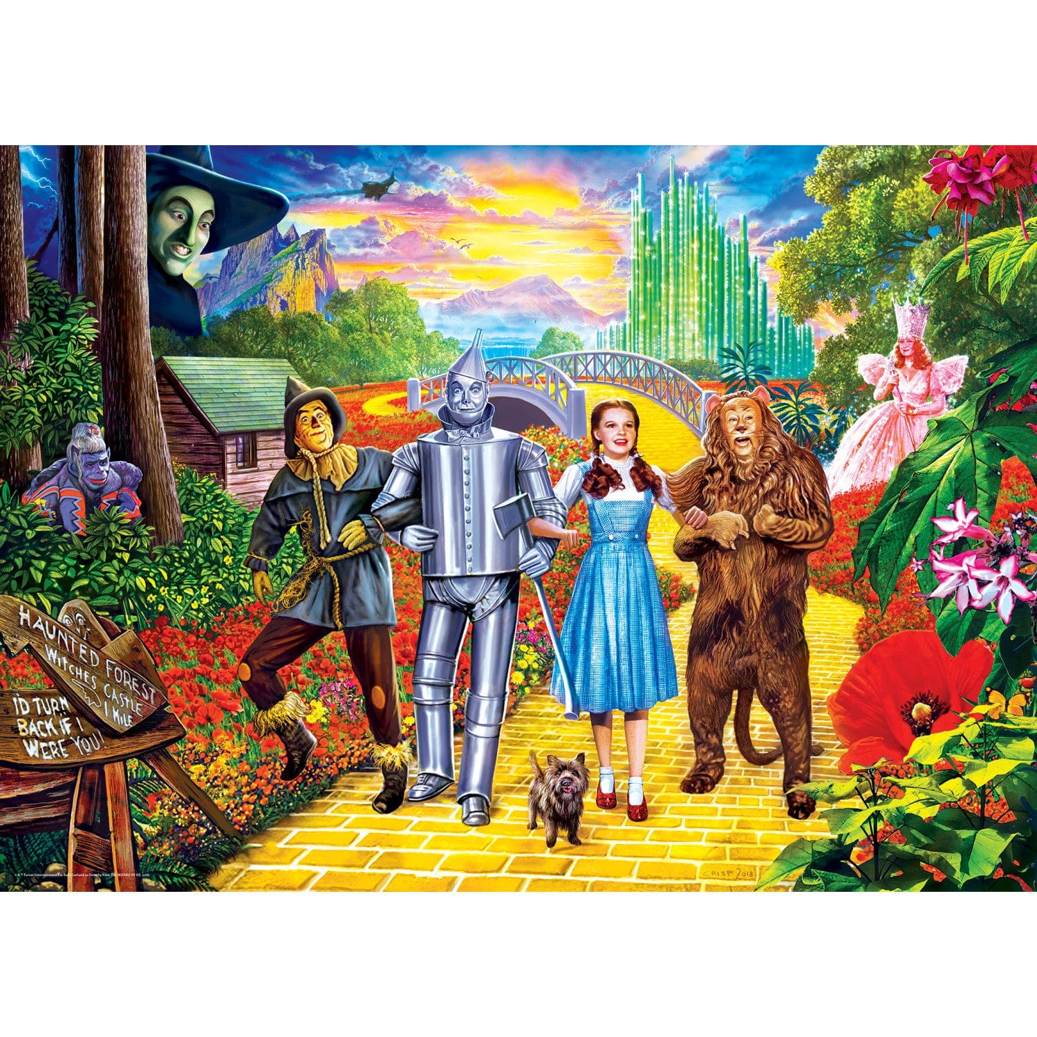 The Wizard of Oz - Off to See the Wizard 1000 Piece Jigsaw Puzzle - Out of Play