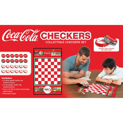 Coca-Cola Checkers Board Game - Out of Play